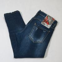 Jeans Dsquared2 elasticizzato blu con patch IT 44