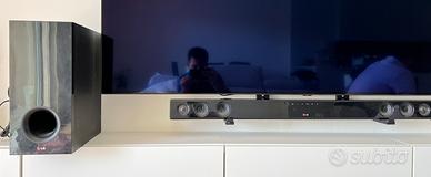 Soundbar LG + subwoofer bluetooth