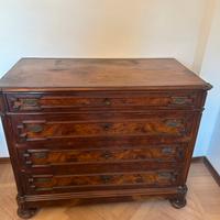 2 madie antiche in legno massello