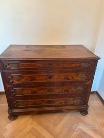 2 madie antiche in legno massello