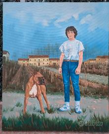 Remo Resca enorme dipinto originale del maestro