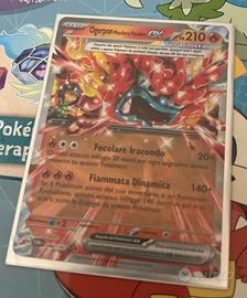 Carta pokemon Ogerpon Maschera Focolare
