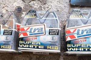 3 set doppi per lampadine H7 12V 55W Superwhite