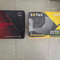 CROSSHAIR HERO VII WIFI+2700x+ZOTAC 1080ti+RAM+PSU