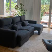 Divano eskilstuna 3 posti ikea grigio antracite