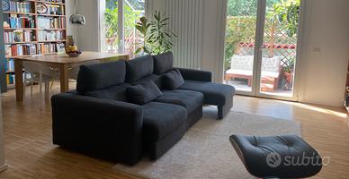 Divano eskilstuna 3 posti ikea grigio antracite