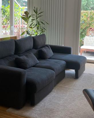 Divano eskilstuna 3 posti ikea grigio antracite