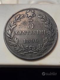 5 centesimi 1896 RARA 