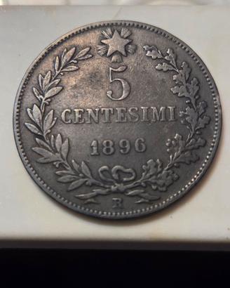 5 centesimi 1896 RARA 