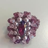 ANELLO DONNA INTRECCIATO VIOLA