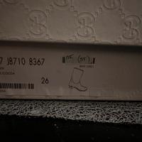 Stivali Gucci originali – n. 26 – Rubber Monogram