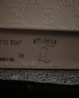 Stivali Gucci originali – n. 26 – Rubber Monogram