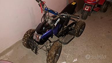 Miniquad 50cc Cobra Nitro Blu - usato pochissimo