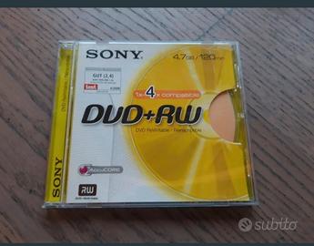 Dvd + rw vuoto marca sony 4.7 gb 120 minuti