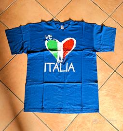 T-shirt  WE LOVE ITALIA con INNO DI MAMELI XL