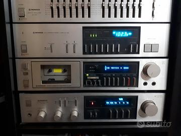 Impianto Pioneer vintage serie blu
