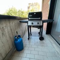Barbecue a gas 2 fuochi  +  pietra ollare
