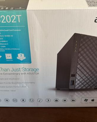 Nas Asustor AS3202T 4 core, 2 Gb ram