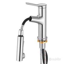 Rubinetto Monocomando Lavello da Cucina in Acciaio