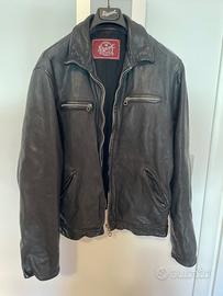 Giubbotto  pelle stewart xxl nero