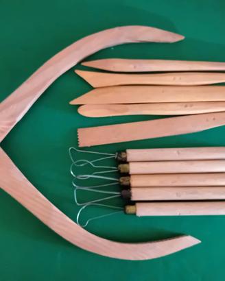 Set attrezzi in legno per scuola