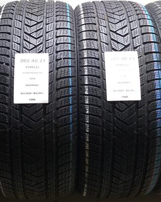 4 GOMME 265 40 21 PIRELLI A1988