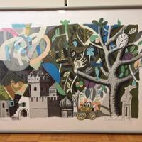 Litografia a colori carta, Riccardo Schweizer 1987