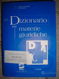 Dizionario delle Materie Giuridiche Del Giudice Br