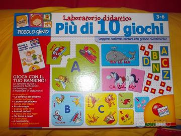Gioco per bambino laboratorio didattico