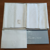 Parure matrimoniale in puro lino