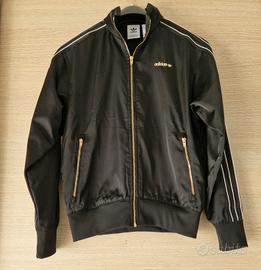 Giacca tuta Adidas Satinata nera Taglia S