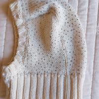 REGINA Cappello lana merinos bambina 0-6 mesi