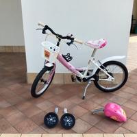 Bici bambina 16” con rotelle