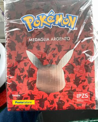 Medaglia pokemon argento