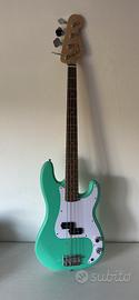 Basso Squier by Fender Debut Precision Bass + cavo