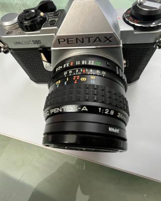 Pentax ME SUPER 50mm 1.7 + 24mm 2.8