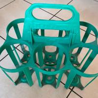 Portabottiglie in plastica