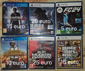 giochi ps5 + ps4