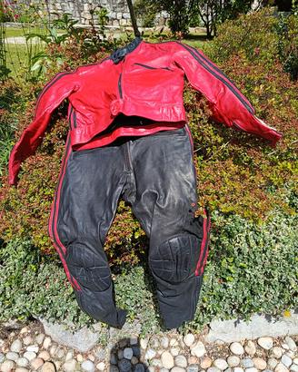 tuta moto anni 80 in pelle