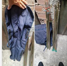 pali telescopici campeggio 