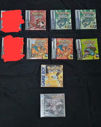 Giochi Gameboy Pokemon BOXATI Originali Nintendo