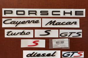 Scritte PORSCHE 911 Carrera Macan Cayenne Boxster
