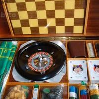 Scatola gioco casinò, poker, fiches
