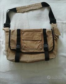 borsa Napapijri beige nera vintage  tracolla 

