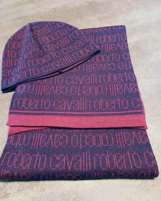 Set sciarpa + berretto uomo Roberto Cavalli