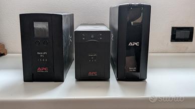 Blocco 3 UPS APC da testare senza batterie
