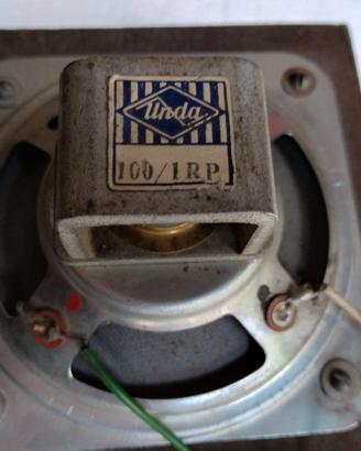 Altoparlante d'epoca per radio d'epoca UNDA