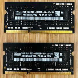 HYNIX 2x2GB KIT DDR3 RAM SODIMM PC3-12800 204 pin