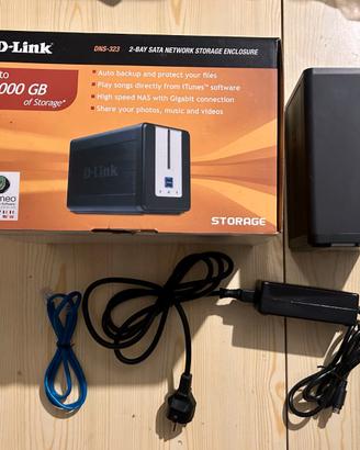 Sistema hard disk di rete D-Link mod DNS-323