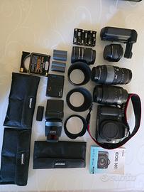 Canon Eos 50d più vari obiettivi 